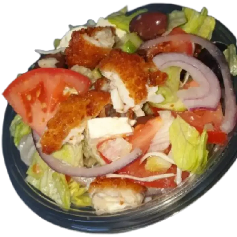 Salată cu pui crispy