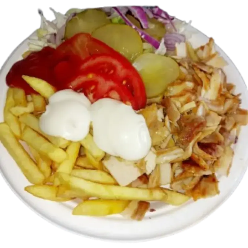 Shaorma la farfurie (pui)